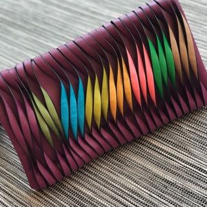 plum clutch